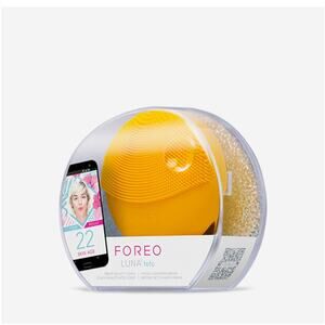 NWT FOREO Luna Fofo Sunflower Yellow Facial Cleansing Brush